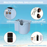 MEZHOBBY Cup Holder Bag Accessories, With Silicone Cup Holder, Phone Holder, Sunglasses Holder And Silicone Straw Stopper - Luxe Ladies Moda