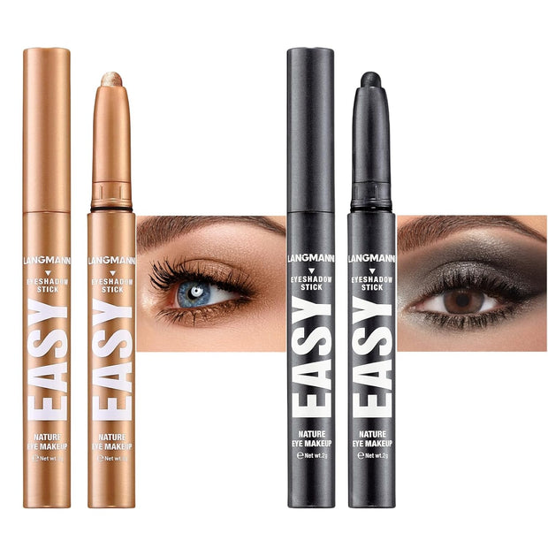 Eyeshadow Stick Set, 8 Colors Matte Professional Bright-Colored Contouring and Highlight Eyeshadow Stick, Cream Waterproof Long Lasting High Pigmented Eye Shadow. (8, EYESHADOW B)