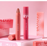 O.TWO.O Lipstick Pencil Lip Liner 6 Colors Velvet Matte Waterproof Long Lasting Smudge Proof Lip Pen For Lips Makeup Cosmetic - Luxe Ladies Moda
