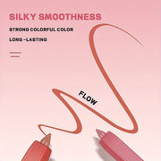 Pudaier 12 Pcs Lippie Pencil Waterproof Sweatproof Lip Liner Easy Coloring Non-fading Color Rendering Lip Makeup Set - Luxe Ladies Moda