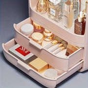 Makeup Storage Box with Drawer – Compact Organizer for Cosmetics and Accessories - Luxe Ladies Moda