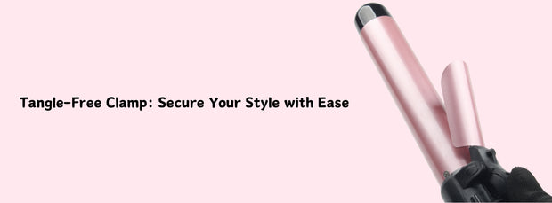 Rotating Curling Iron 1.1 Inch, Upgraded Automatic Curling Iron with Extra-Long Barrel, Dual Voltage Self Curling Wand 1.25" Hair Curler for Long Hair for Effortless Waves, Beach Curls - Luxe Ladies Moda