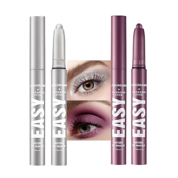 Eyeshadow Stick Set, 8 Colors Matte Professional Bright-Colored Contouring and Highlight Eyeshadow Stick, Cream Waterproof Long Lasting High Pigmented Eye Shadow. (8, EYESHADOW B)