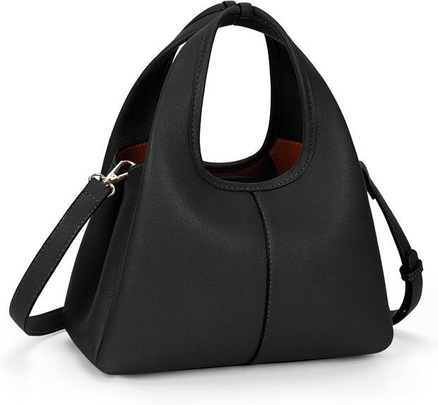 Crossbody Purse for Women Top-Handle Handbags Satchel Bag Leather Tote Bag Hobo Crossbody Purse Trendy Shoulder Bag - Luxe Ladies Moda