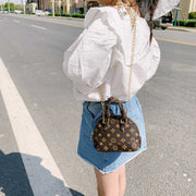 Fashion Messenger Bag -Mini Tote Purse Shell Handbag - Luxe Ladies Moda