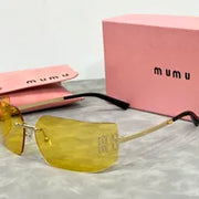 Designer Sunglasses for Women Man Glasses Unisex Popular Goggle Letter Beach Sun Glasses UV400 with Box Very Nice Gift - Luxe Ladies Moda