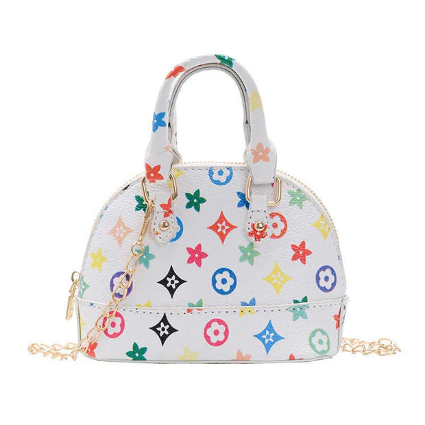 Fashion Messenger Bag -Mini Tote Purse Shell Handbag - Luxe Ladies Moda