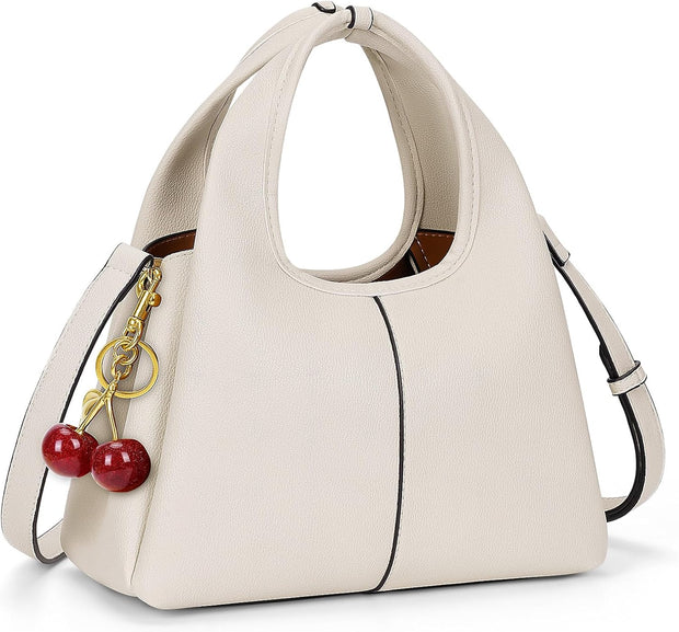 Crossbody Purse for Women Top-Handle Handbags Satchel Bag Leather Tote Bag Hobo Crossbody Purse Trendy Shoulder Bag - Luxe Ladies Moda