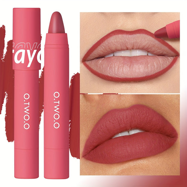 Lipstick Pencil Lip Liner – 6 Colors Velvet Matte, Waterproof, Long-Lasting, Smudge-Proof Lip Pen for Lips Makeup - Luxe Ladies Moda