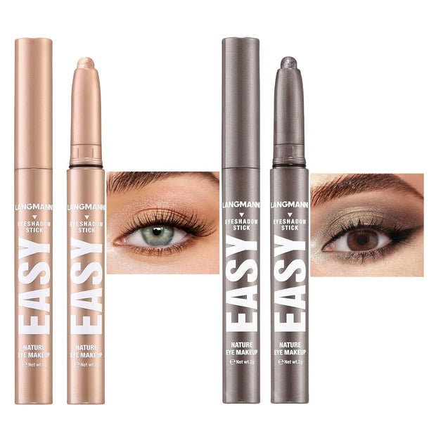 Eyeshadow Stick Set, 8 Colors Matte Professional Bright-Colored Contouring and Highlight Eyeshadow Stick, Cream Waterproof Long Lasting High Pigmented Eye Shadow. (8, EYESHADOW B)