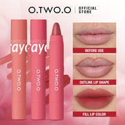 Lipstick Pencil Lip Liner – 6 Colors Velvet Matte, Waterproof, Long-Lasting, Smudge-Proof Lip Pen for Lips Makeup - Luxe Ladies Moda