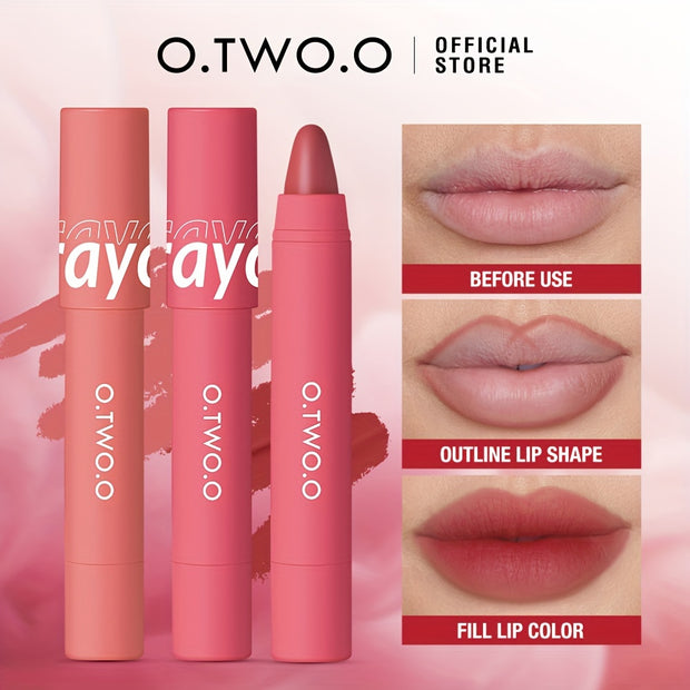 Lipstick Pencil Lip Liner – 6 Colors Velvet Matte, Waterproof, Long-Lasting, Smudge-Proof Lip Pen for Lips Makeup - Luxe Ladies Moda