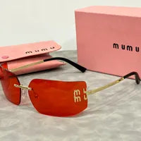 Designer Sunglasses for Women Man Glasses Unisex Popular Goggle Letter Beach Sun Glasses UV400 with Box Very Nice Gift - Luxe Ladies Moda