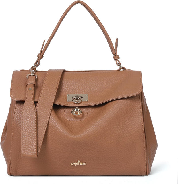 Satchel Purses and Handbags for Women Soft Vegan Leather Tote Shoulder Bag Top Handle with Crossbody Strap