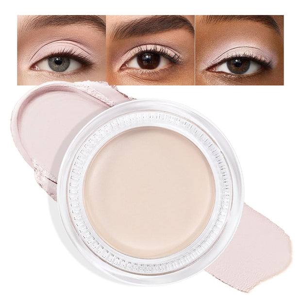 Cream Glitter Light Champagne Shimmer Metallic Eyeshadow Palette Makeup, Mini Instant Holographic Eyeshadow for Women, Sombras Crema Para Ojos, Talc, Paraben & Cruelty Free, 730