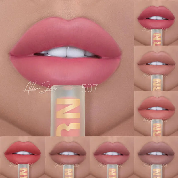 Nude Matte Liquid Lipstick – Long-Lasting, Smooth Finish, Non-Drying Formula - Luxe Ladies Moda