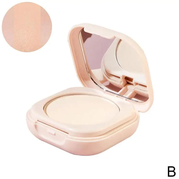Korean Loose Powder Full Brightening Concealer Mineral Face Foundation Cosmetics Lasting Makeup Powder Compact Powder Pressed - Luxe Ladies Moda