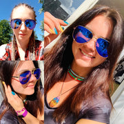 High Quality Pilot Sunglasses Women Polarized UV400 Sunglass Mirror Vintage Sun Glasses 2020 Sunglasses Woman okulary With Box - Luxe Ladies Moda