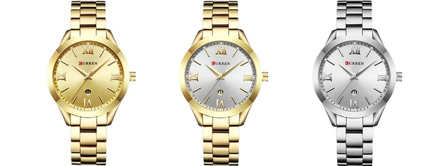 CURREN Gold Watch Women Watches Ladies Creative Steel Women's Bracelet Watches Female Clock Relogio Feminino Montre Femme