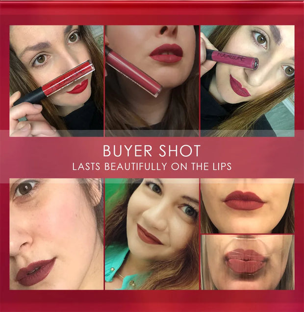 Luxe Liquid Lipgloss & Matte Lipstick – 37 Colors, Waterproof, Long-Lasting Lipstick Collection