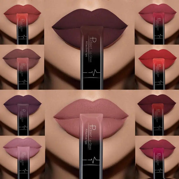 Matte Liquid Waterproof Lipsticks - Luxe Ladies Moda
