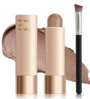 Cool Toned Contour Stick – Smooth Cream Bronzer, Gray Brown