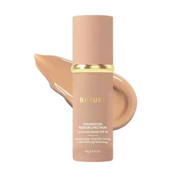 " 4-in-1 Foundation | Moisturizing, Long-Lasting Waterproof Sports Makeup"