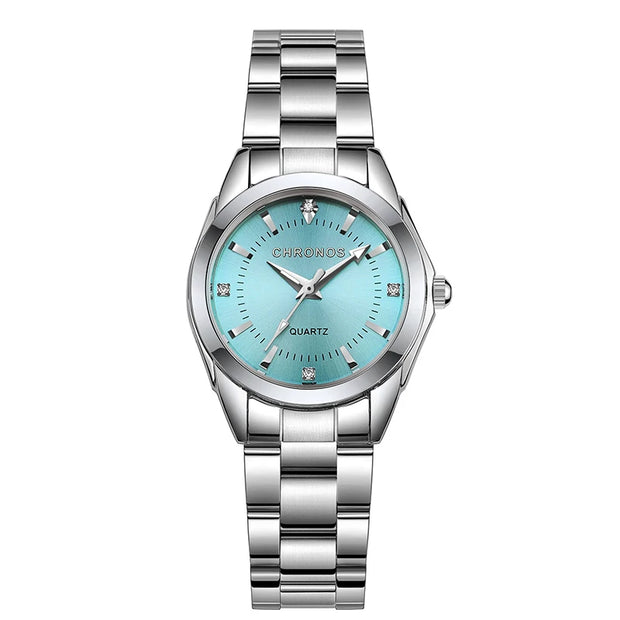 Elegant Women Watch Luxury Ladies Fashion Brand Wristwatch Quartz Movement Stainless Steel Gift for Female Girlfriend - Luxe Ladies Moda