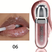 Beauty Moisturizing Lip Gloss with Shimmer - Hydrating Liquid Lip Shine Oil for Adult, Nourishing 3D Effect, Long-Lasting - Luxe Ladies Moda