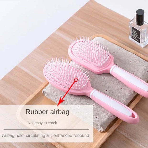 Anti Static Air Bag Hair Comb Scalp Massage Hairdressing Air Cushion Combs Hair Styling Tool Pink Scalp Massage Hair Brush - Luxe Ladies Moda