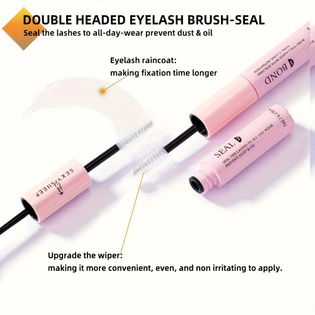 DIY Eyelash Extension Kit 200pcs Individual Lashes Cluster D Curl, 8-16mm Mix Lash Clusters with Lash Tweezers - Luxe Ladies Moda