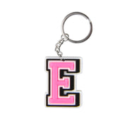 Cute Cartoon Pink Alphabet Keychains | A-Z Letter Keyrings for Personalized Style" - Luxe Ladies Moda