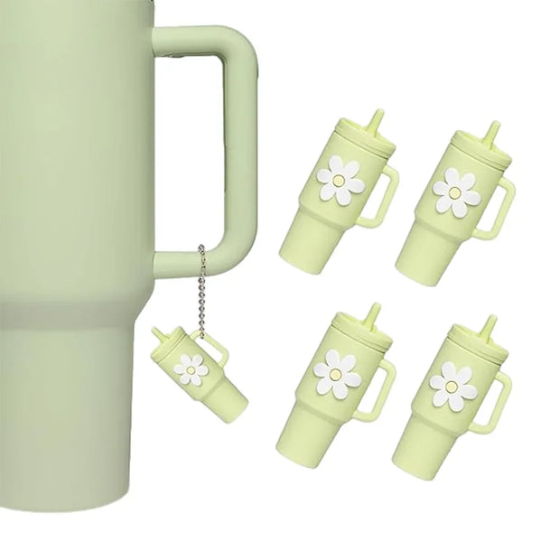 4pcs Silicone Tumbler Keychain for Stanley Cup Tumbler Accessories Perfect fit for Most Brand Newest Model - Luxe Ladies Moda