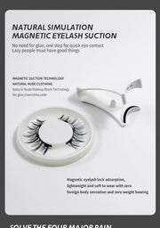 Reusable Magnetic Eyelashes with Applicator - Natural Wispy Lashes, No Glue Needed - Luxe Ladies Moda