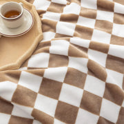 Buffalo Plaid Wool Blanket - Soft Velvet Flannel Throw - Luxe Ladies Moda