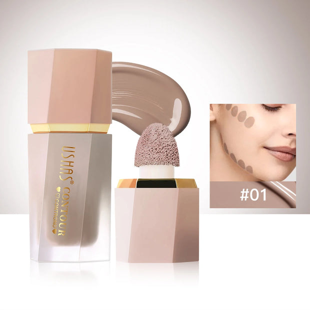 3 Color Sponge Head Concealer Long-lasting Moisturizing Foundation Dark Circles Freckles Acne Liquid Concealer Makeup - Luxe Ladies Moda