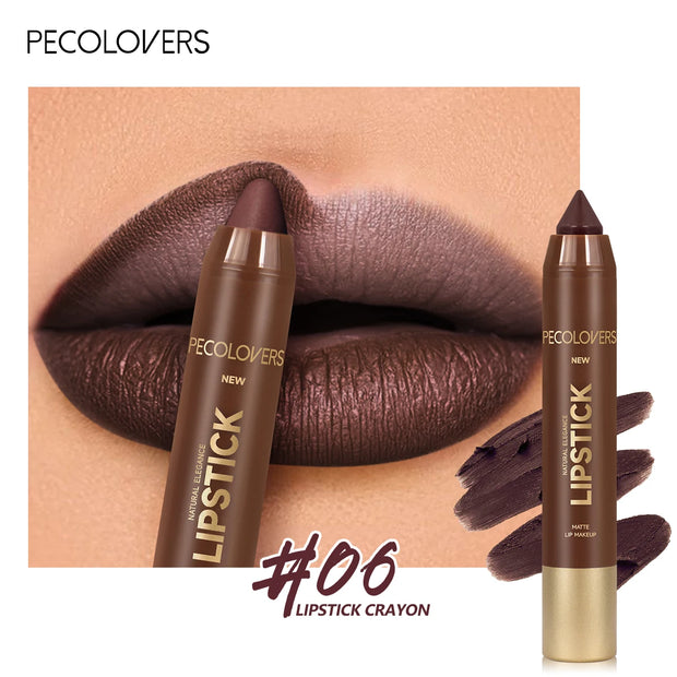 Fine Tip Lip Liner Pen Soft Mist Matte Lip Crayon Sexy Brown Red Lipstick Pencil Lip Contouring Lipliner Outline Tint Cosmetic - Luxe Ladies Moda