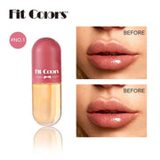 Mini Capsule Liquid Lip Blam Moisturizing Transparent Color Changing Lip Plumping Oil Mirror Jelly Plumping Lip Gloss Cosmetic - Luxe Ladies Moda