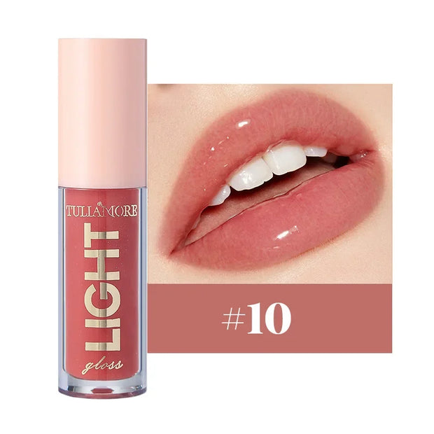 Waterproof Lip Gloss – Long-Lasting, Moisturizing, Mirror Shine Nude Lip Gloss - Luxe Ladies Moda