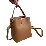 Women PU Leather Handbag Casual Tote Bag Lady Messenger Shoulder Bag Brand Design Female Totes Bolsa Black - Luxe Ladies Moda