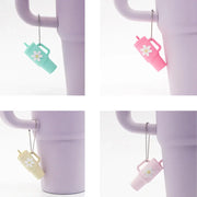 4pcs Silicone Tumbler Keychain for Stanley Cup Tumbler Accessories Perfect fit for Most Brand Newest Model - Luxe Ladies Moda