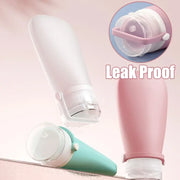 Soft Silicone Travel Bottles – 30ml, 60ml, 90ml Empty Containers for Shampoo, Lotion & Shower Gel - Luxe Ladies Moda
