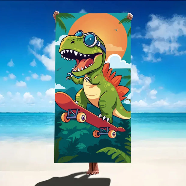 Print Sea Beach Towel Quick-Dry Washable Beach Towels Sandproof Portable Beach Towels For Travel Swimming Camping Beach - Luxe Ladies Moda