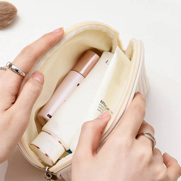 Fashion PU Cosmetiquera Organizer Mini Bag Make-up For Women Personalized Cosmetic Travel Makeup Storage Bags To Pack Products - Luxe Ladies Moda
