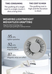 Reusable Magnetic Eyelashes with Applicator - Natural Wispy Lashes, No Glue Needed - Luxe Ladies Moda