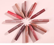 Nude Series Velvet Matte Lipstick Pencil Waterproof Long Lasting Red Lip Stick Non-Stick Cup Makeup Lip Tint Pen Cosmetic Makeup