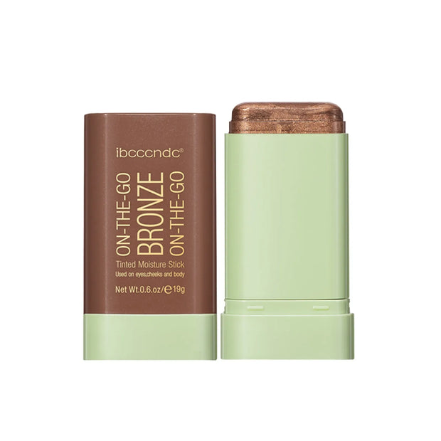 Rotating Contouring Stick Highlight Contouring And Brightening Shadow Stick, Flatness Contouring Stick Makeup Bronzer Stick（19g）