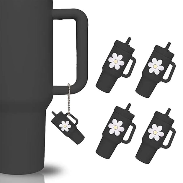 4pcs Silicone Tumbler Keychain for Stanley Cup Tumbler Accessories Perfect fit for Most Brand Newest Model - Luxe Ladies Moda