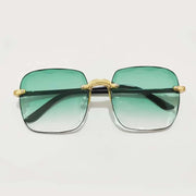 Sunglasses For Women ladies Rimless Sun glasses Diamond cutting Lens Brand Designer Ocean Shades Vintage female glasses eyewear - Luxe Ladies Moda