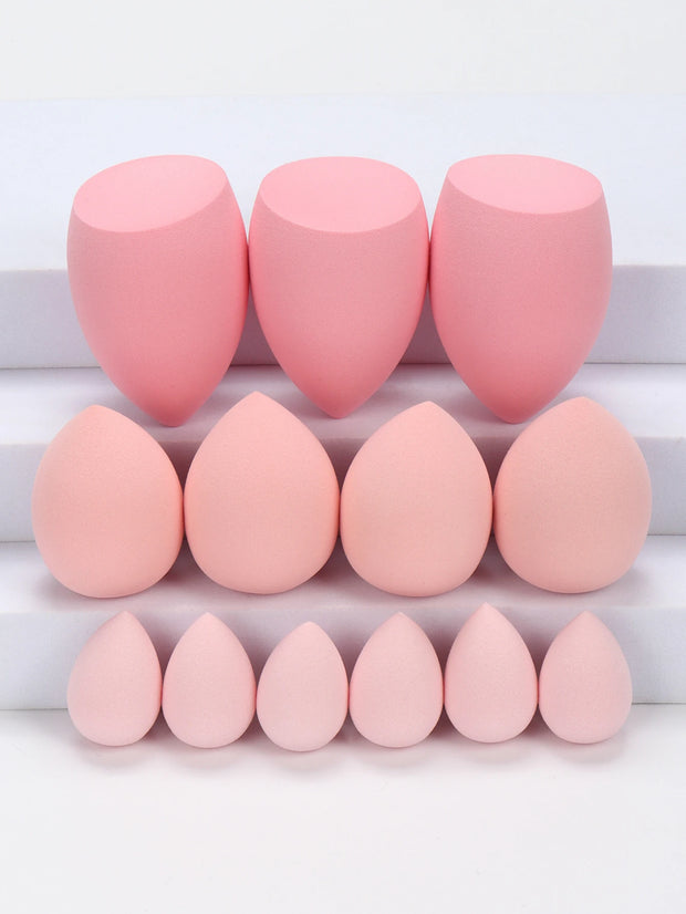 13pcs Large, Medium and Small Makeup Sponges, Which Become Larger When Exposed to Water, Do Not Contain Latex, Suitable for All Ski - Luxe Ladies Moda